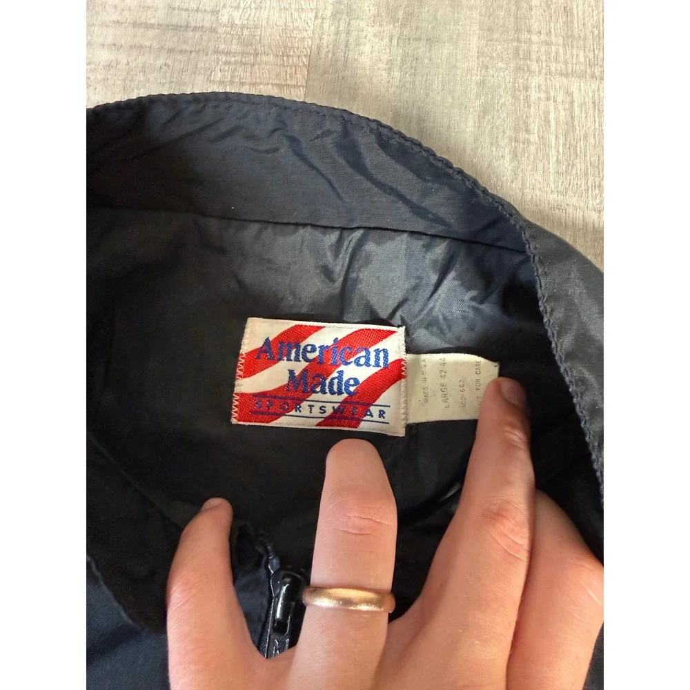 Vintage Davey Allison Texaco Havoline Racing Jacket Black Mens Large USA Made